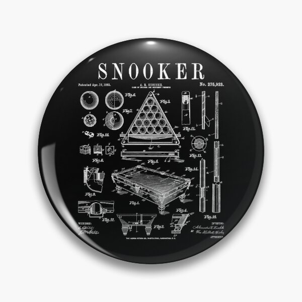 Item preview, Snooker Player Table Cue Sports Funny Vintage Patent Print designed and sold by GrandeDuc.