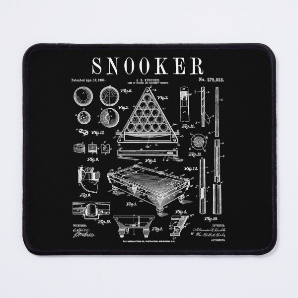Item preview, Snooker Player Table Cue Sports Funny Vintage Patent Print designed and sold by GrandeDuc.