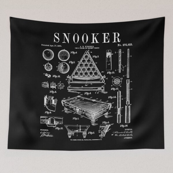 Item preview, Snooker Player Table Cue Sports Funny Vintage Patent Print designed and sold by GrandeDuc.