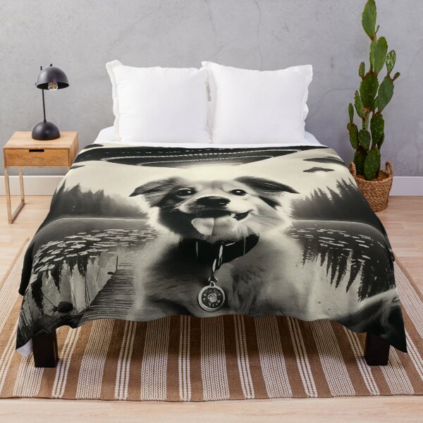 Item preview, Funny Dog selfie with UFO designed and sold by TomFrontierArt.
