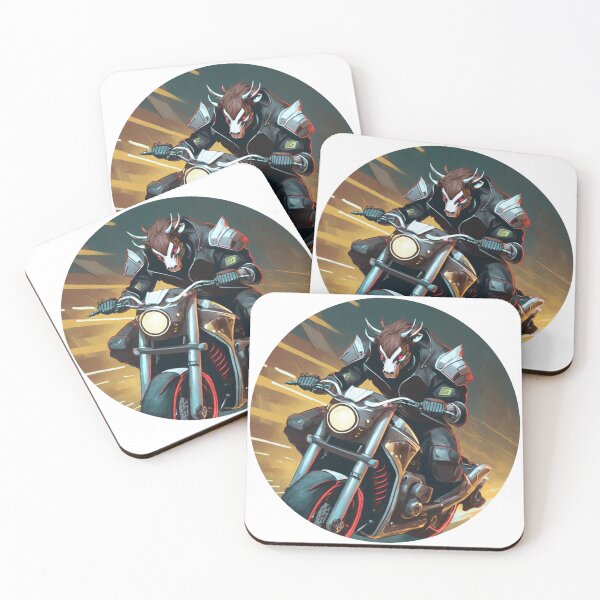 Item preview, Minotaur on a Motorcycle designed and sold by BADESIGNZZ.