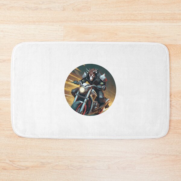 Item preview, Minotaur on a Motorcycle designed and sold by BADESIGNZZ.