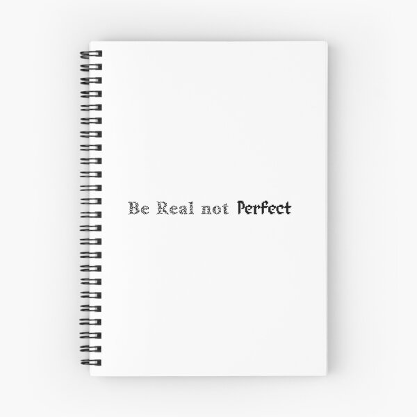 Item preview, Be Real Not Perfect designed and sold by 101univers.
