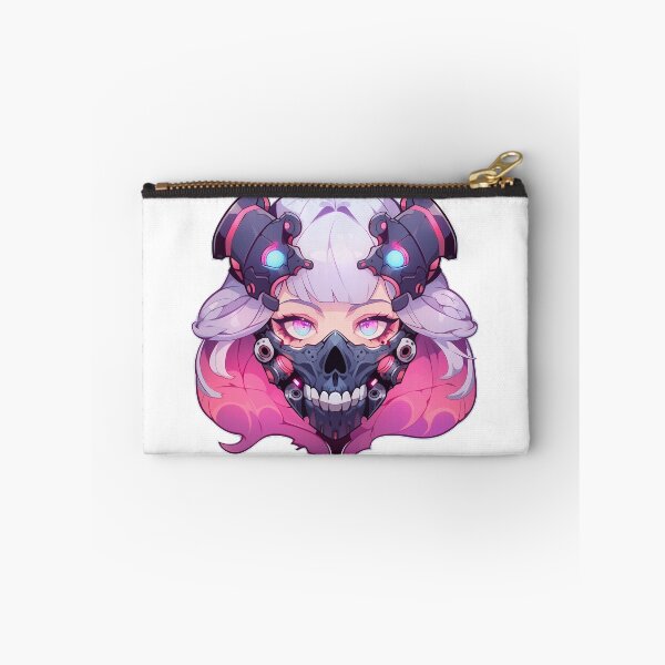 Item preview, Anime Girl With High Tech Skull Mask designed and sold by CoryDS.