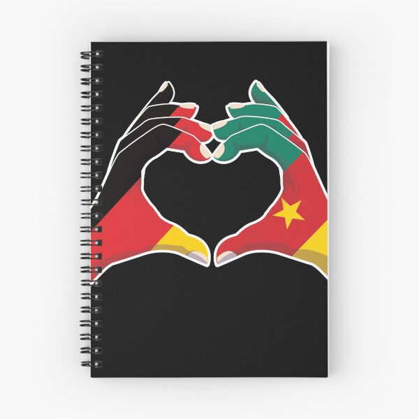 Item preview, Cameroon Cameroonian Germany German Love Heart Peace designed and sold by FlagX.