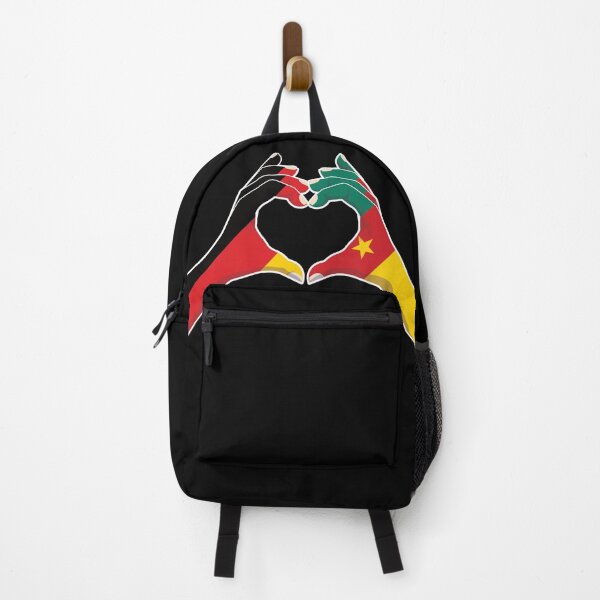 Item preview, Cameroon Cameroonian Germany German Love Heart Peace designed and sold by FlagX.