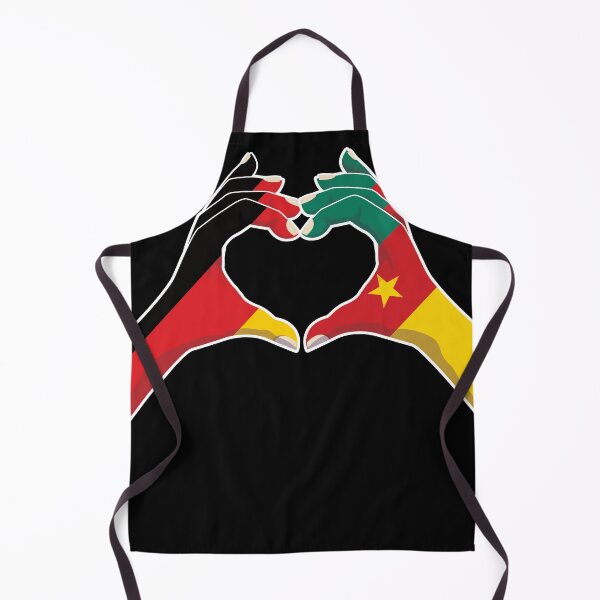 Item preview, Cameroon Cameroonian Germany German Love Heart Peace designed and sold by FlagX.