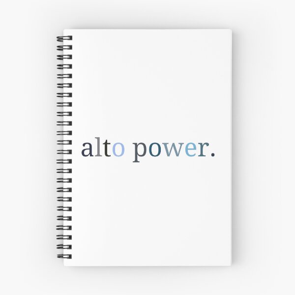 Item preview, alto power. Choir Themed Monochrome words. designed and sold by artdesignbysam.