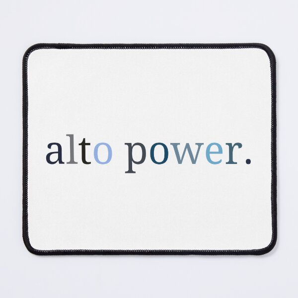 Item preview, alto power. Choir Themed Monochrome words. designed and sold by artdesignbysam.