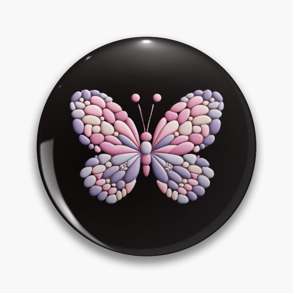 Item preview, Pastel Dream Monarch Pebble Butterfly designed and sold by MachineDesigned.
