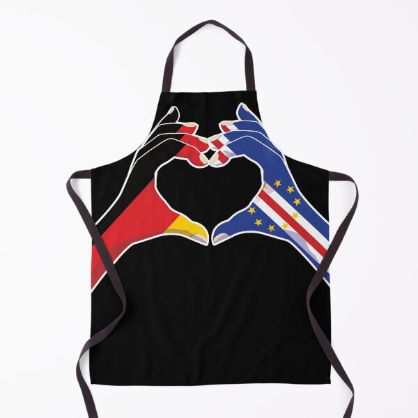 Item preview, Cape Verde Germany German Love Heart Peace designed and sold by FlagX.