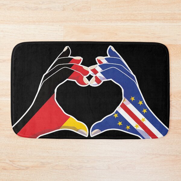 Item preview, Cape Verde Germany German Love Heart Peace designed and sold by FlagX.