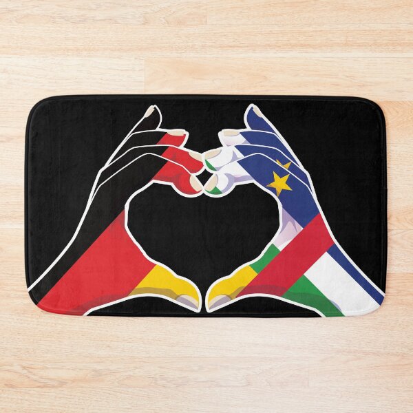 Item preview, Central African Republic Central African Germany German Love Heart Peace designed and sold by FlagX.