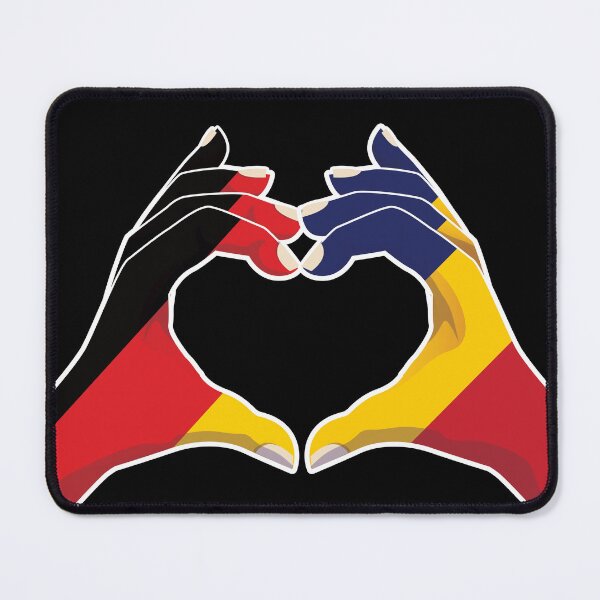 Item preview, Chad Chadian Germany German Love Heart Peace designed and sold by FlagX.
