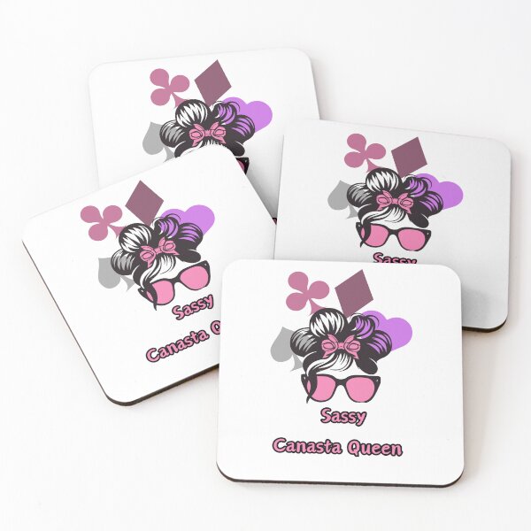 Item preview,  "Sassy Canasta Royalty: Groovy Queen"- Funny Canasta Lover designed and sold by stickercuffs.