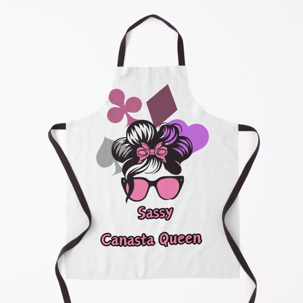 Item preview, "Sassy Canasta Royalty: Groovy Queen"- Funny Canasta Lover designed and sold by stickercuffs.