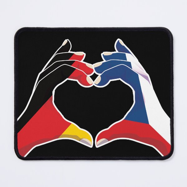 Item preview, Czech Czechoslovakia Germany German Love Heart Peace designed and sold by FlagX.