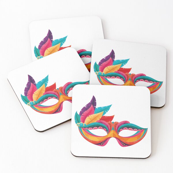Item preview, Vibrant Feathers: Venice Carnival Mask with a Splash of Colors designed and sold by OpsDesing.