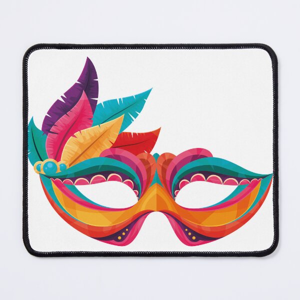 Item preview, Vibrant Feathers: Venice Carnival Mask with a Splash of Colors designed and sold by OpsDesing.