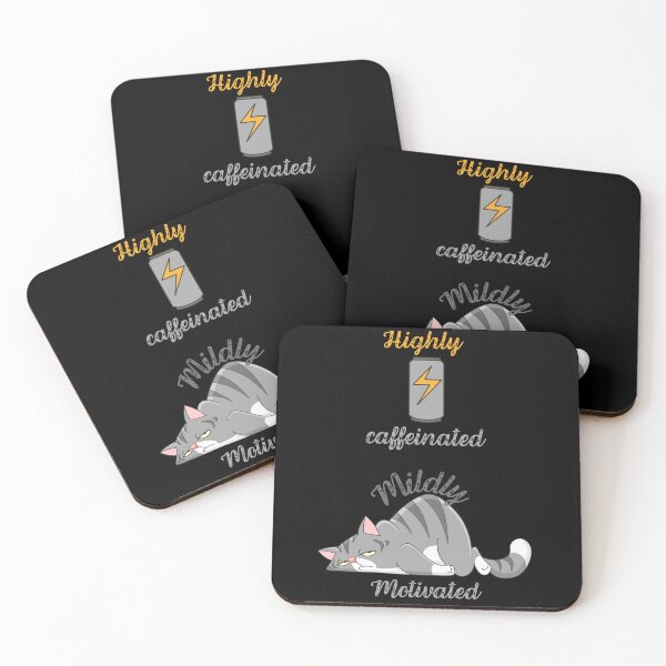 Item preview, Highly Caffeinated Mildly Motivated designed and sold by ZingZest.