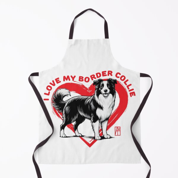 Item preview, I Love My Border Collie - I Love my dog - Intelligent dog designed and sold by ArtProjectShop.