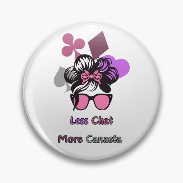 Item preview, "Canasta Carnival: Less Chat More Canasta"- Funny Canasta Lover designed and sold by stickercuffs.