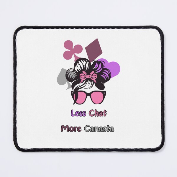 Item preview, "Canasta Carnival: Less Chat More Canasta"- Funny Canasta Lover designed and sold by stickercuffs.