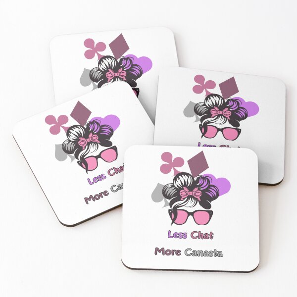 Item preview, "Canasta Carnival: Less Chat More Canasta"- Funny Canasta Lover designed and sold by stickercuffs.