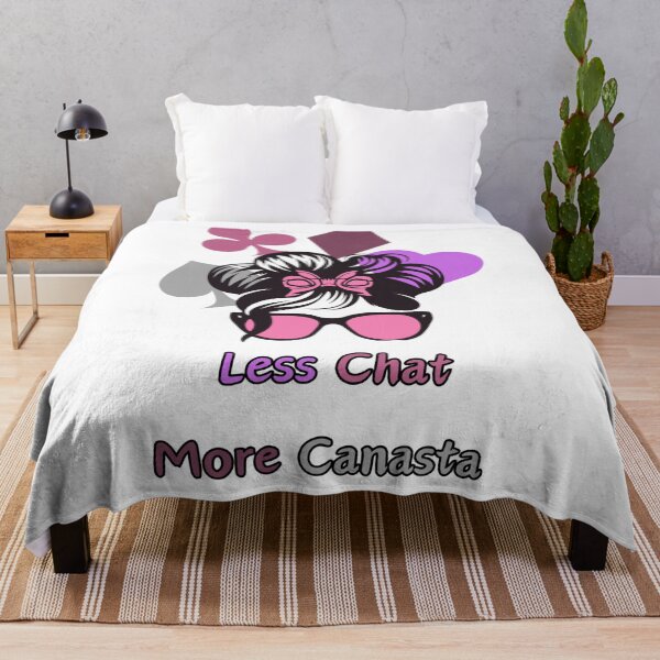 Item preview, "Canasta Carnival: Less Chat More Canasta"- Funny Canasta Lover designed and sold by stickercuffs.