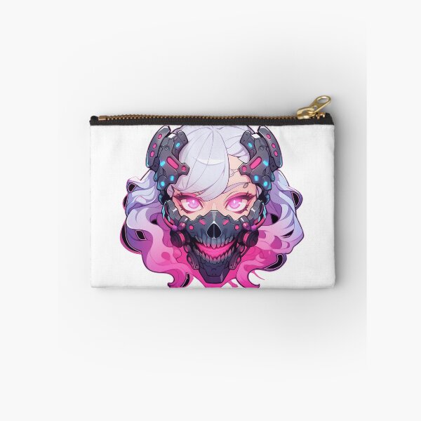 Item preview, Anime Girl With High Tech Skull Mask designed and sold by CoryDS.