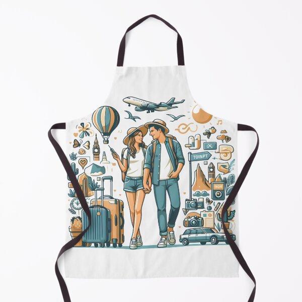 Item preview, Couple in love Travel to world together  designed and sold by vectorillus.