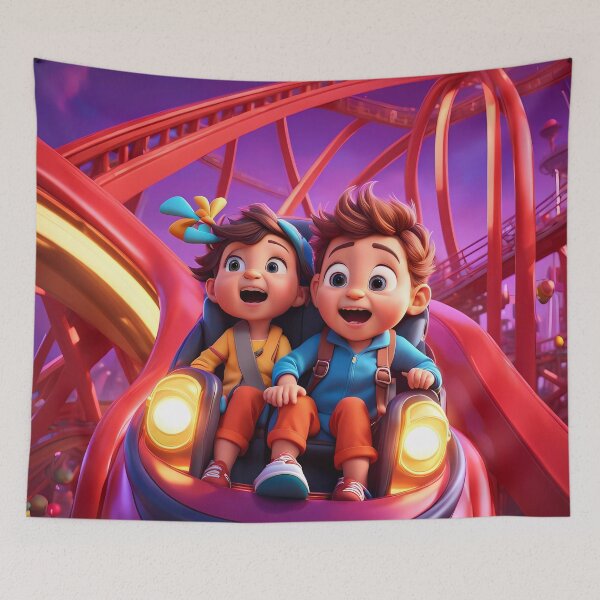 Item preview, Toddlers riding a rollercoaster designed and sold by Colin Bentham.