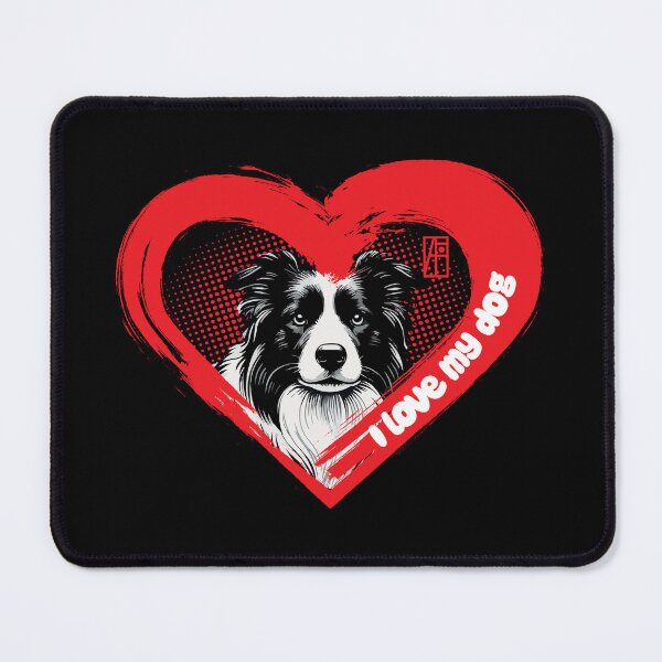 Item preview, I Love My Border Collie - Intelligent dog - I Love my dog designed and sold by ArtProjectShop.