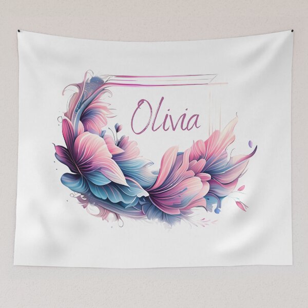 Item preview, Pastel name Olivia designed and sold by LuckyFamily.
