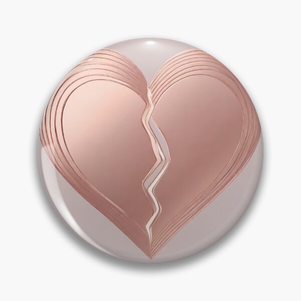 Item preview, Broken Heart in Rosegold designed and sold by Gaborai.