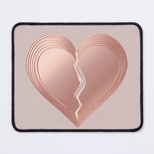 Item preview, Broken Heart in Rosegold designed and sold by Gaborai.