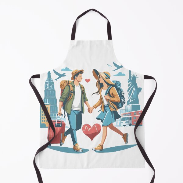 Item preview, Couple in love Travel to world together designed and sold by vectorillus.