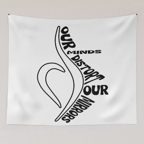 Item preview, Eating disorder symbol Minds Distort Our Mirrors designed and sold by ElLocoMus.