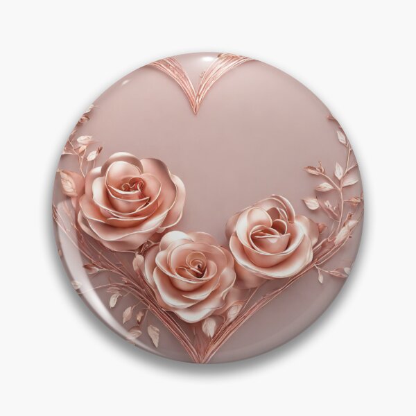 Item preview, Roses and Heart. All Rosegold. designed and sold by Gaborai.