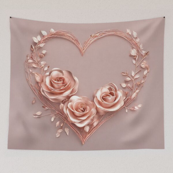 Item preview, Roses and Heart. All Rosegold. designed and sold by Gaborai.