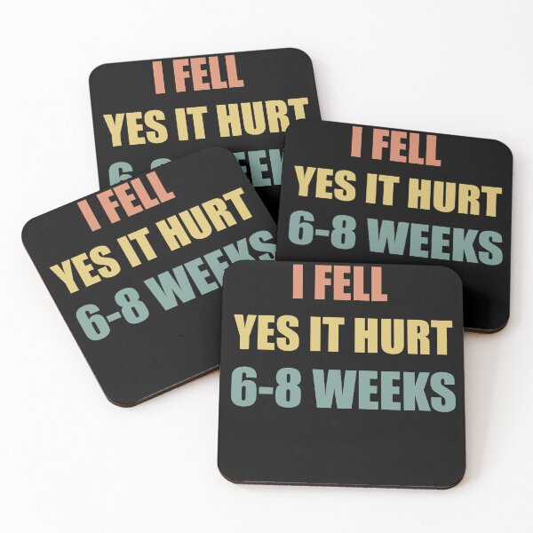 Item preview,  I FELL YES IT HURT 6-8 WEEKS Funny Broken Bone Arm designed and sold by SakuraPxl.