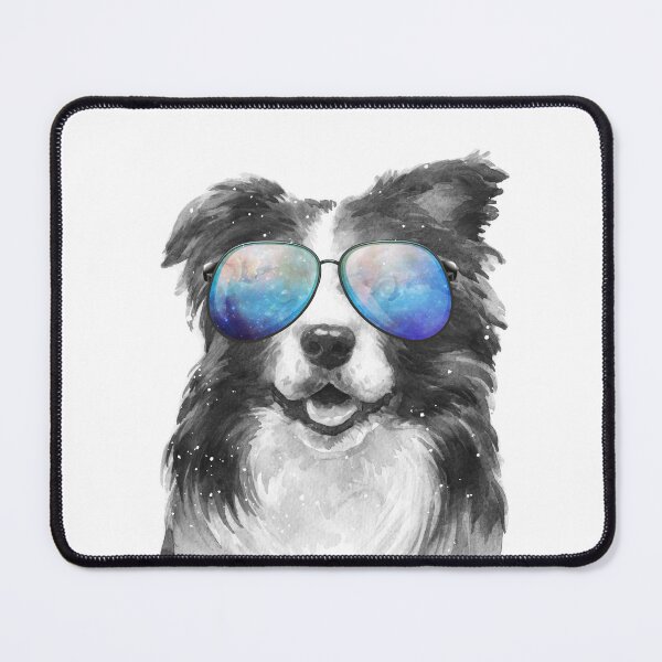 Item preview, Retro Vintage Border Collie Galaxy Universe Hipster Funny Sheepdog Border Collie Lover designed and sold by lanynx design.