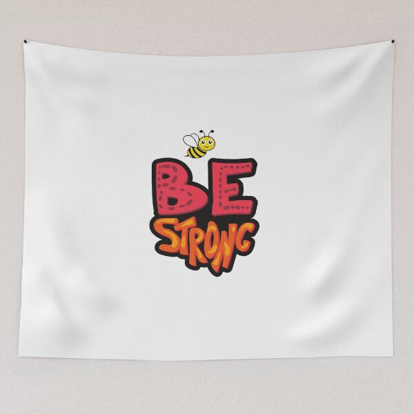Item preview, BE STRONG designed and sold by Funky  Fibers.