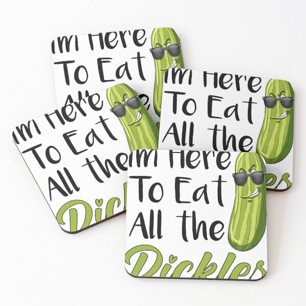Item preview, I'm Here to Eat All the Pickles  designed and sold by SakuraPxl.