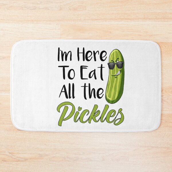 Item preview, I'm Here to Eat All the Pickles  designed and sold by SakuraPxl.