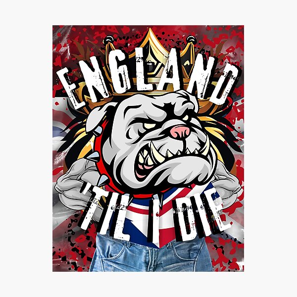 Artikel-Vorschau von England bis ich sterbe, designt und verkauft von Flirt-Teez.