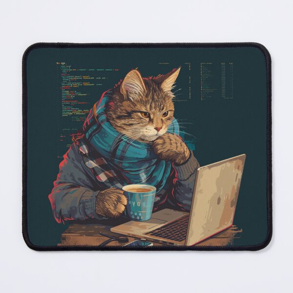 Item preview, Web Developer Cat Coder designed and sold by CleverboyDsgns.