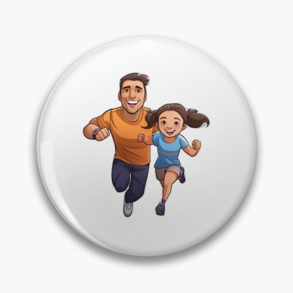 Item preview,  Dad v girls running race  designed and sold by Socool101.