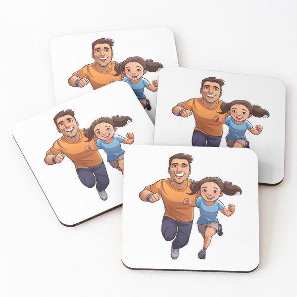 Item preview,  Dad v girls running race  designed and sold by Socool101.