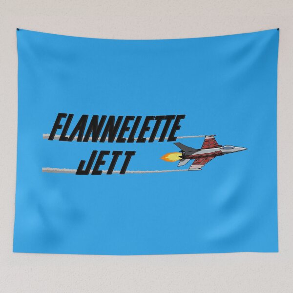 Item preview, Flannelette Jett Logo (Black) designed and sold by MR-AMP.